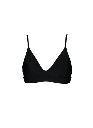 sustainable swimwear top ollie full black