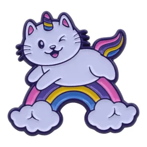 Unicorn Cat Kitty Rainbow Pin - Kawaii Cute Cat Lapel Pins