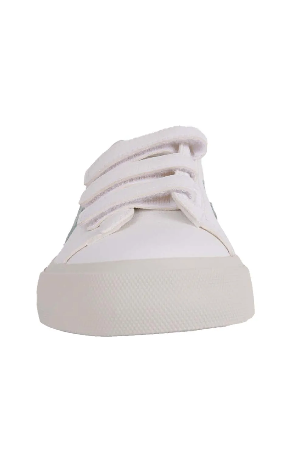 Veja Recife Eco-Friendly Leather Sneakers - Bright White/Matcha