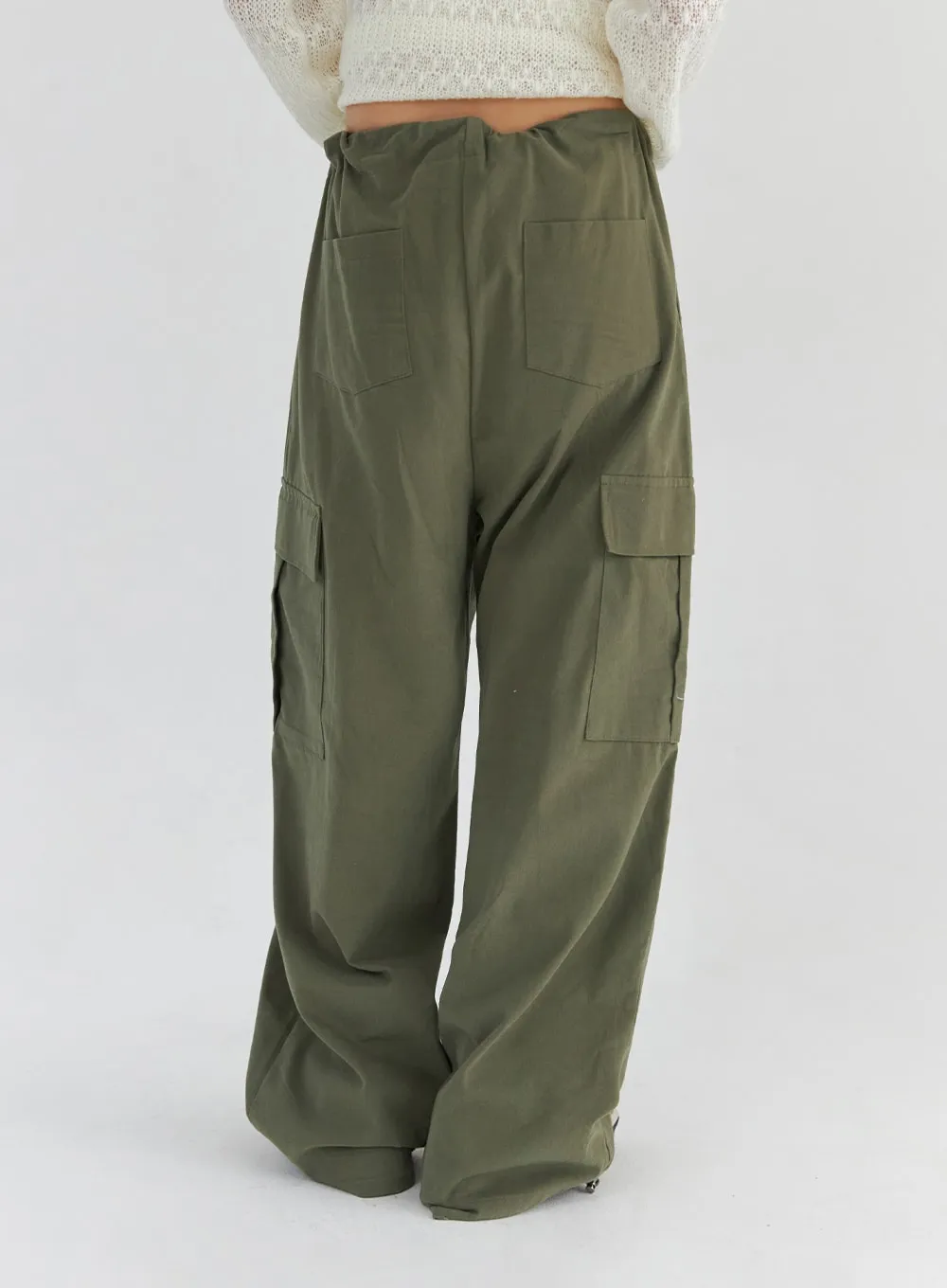 Waist String Cargo Pants CS325