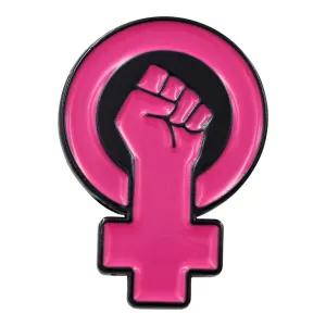 Women's Power - Raised Feminist Fist Protest Enamel Pin