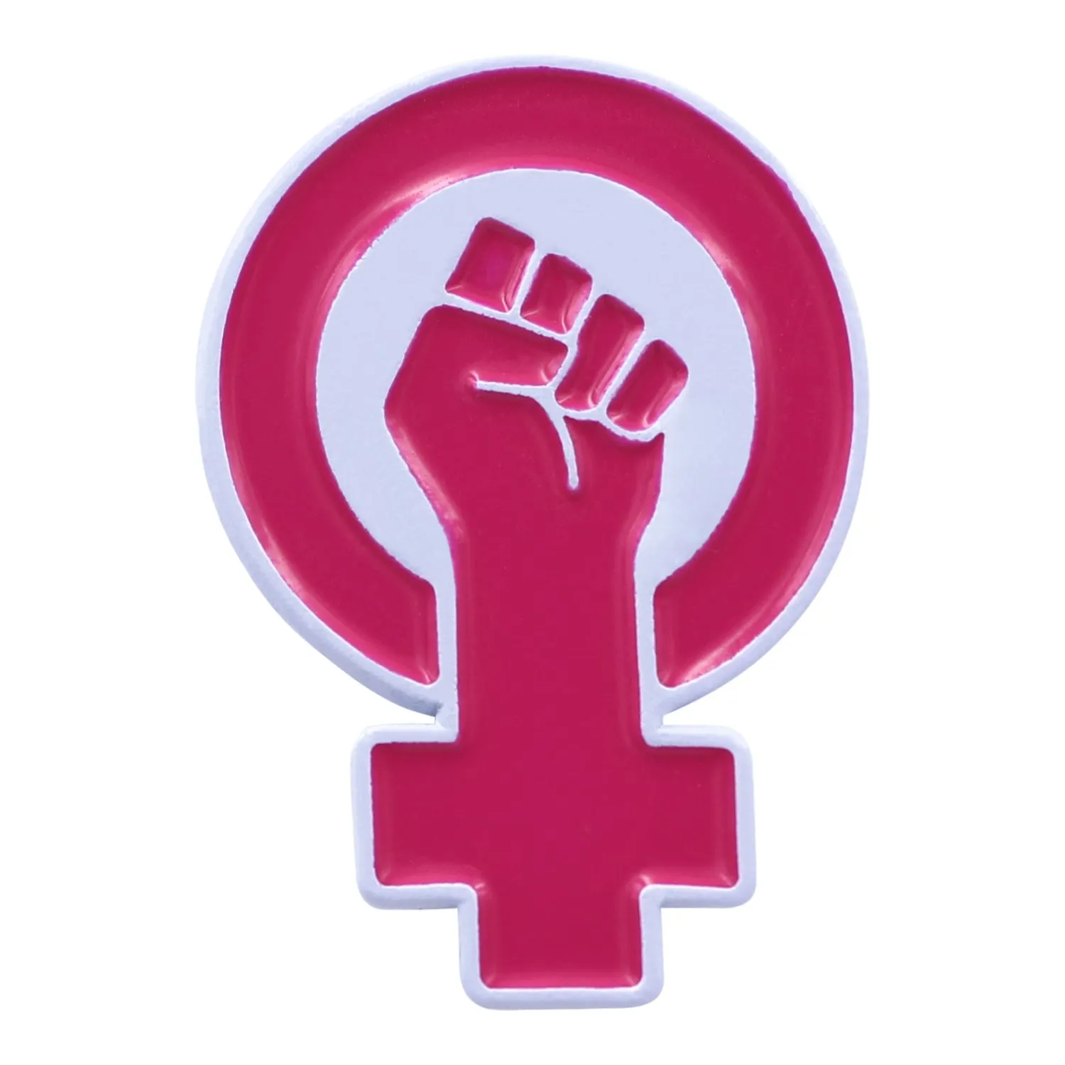 Women's Power - Raised Feminist Fist Protest Enamel Pin