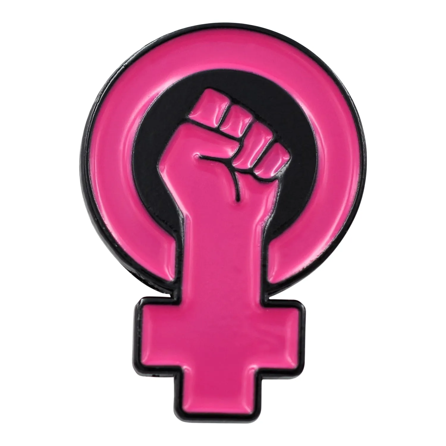 Women's Power - Raised Feminist Fist Protest Enamel Pin